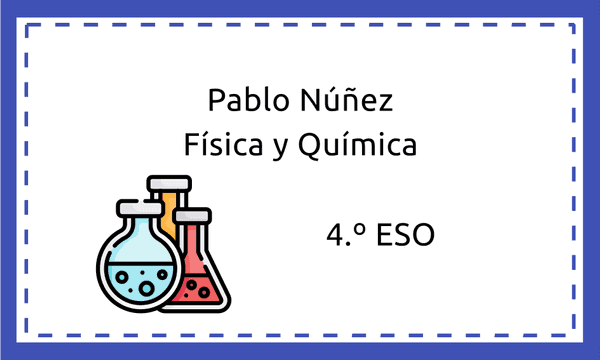 Etiqueta de física y química