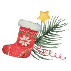 Calcetín navideño